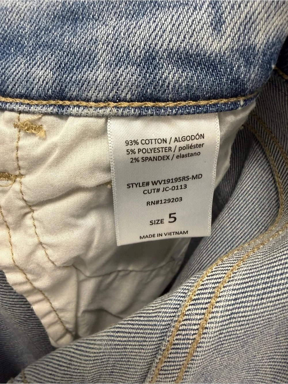 Cello Blue Light Wash Dad Jeans